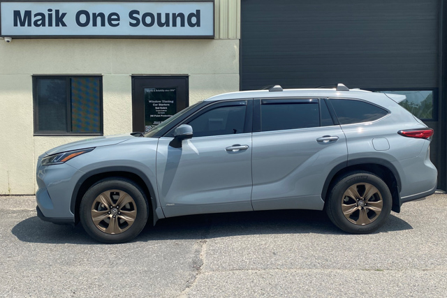 Toyota 2023 Highlander with professional window tint in North Bay